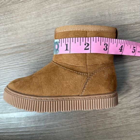 Cat & Jack Tan Faux Suede Winter Boots – Toddler Size 6 - Picture 12 of 12